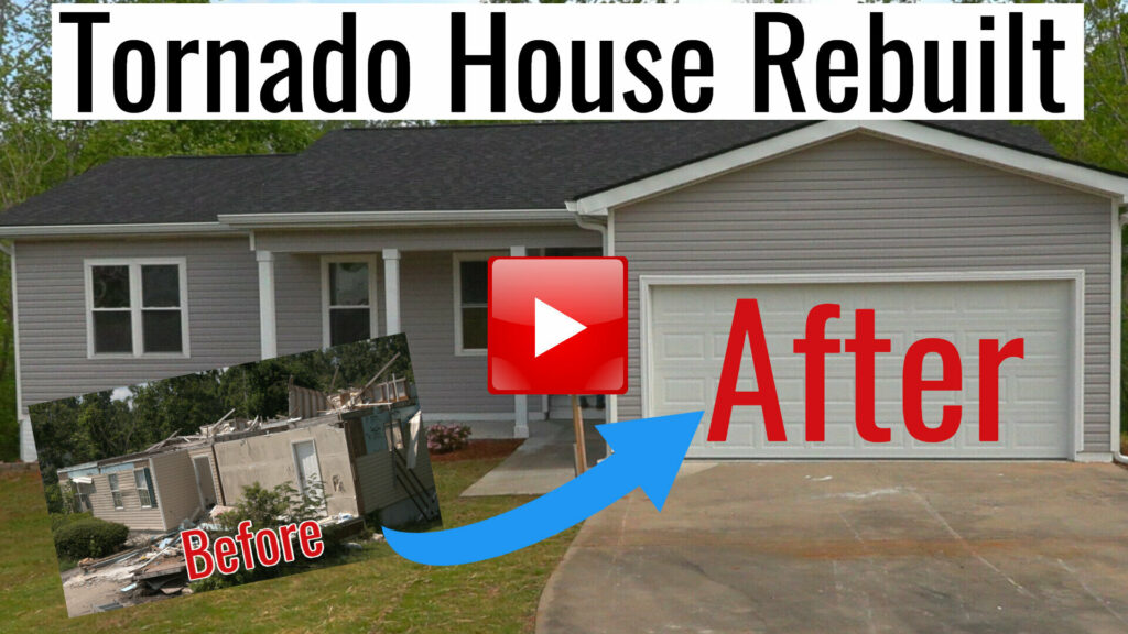 Tornado House Rebuilt - Watch the Transformation